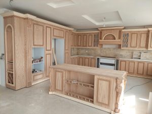 کابینت روکش چوب